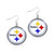 Pittsburgh Steelers Earrings Glitter Dazzle