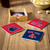 Boston Red Sox Coaster Set 4 Piece with Wood Caddy