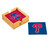 Philadelphia Phillies Coaster Set 4 Piece with Wood Caddy