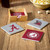 Alabama Crimson Tide Coaster Set 4 Piece with Wood Caddy