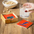 Florida Gators Coaster Set 4 Piece with Wood Caddy