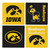 Iowa Hawkeyes Coaster Set 4 Piece with Wood Caddy