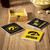 Iowa Hawkeyes Coaster Set 4 Piece with Wood Caddy