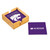 Kansas State Wildcats Coaster Set 4 Piece with Wood Caddy