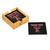 Texas Tech Red Raiders Coaster Set 4 Piece with Wood Caddy
