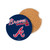Atlanta Braves Car Coaster Set 2 Pack