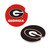 Georgia Bulldogs Car Coaster Set 2 Pack