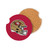 San Francisco 49ers Car Coaster Set 2 Pack