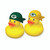 Green Bay Packers Rubber Duck 2 Pack Set