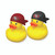 San Francisco 49ers Rubber Duck 2 Pack Set