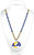 Los Angeles Rams Beads with Medallion Mardi Gras Style