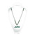 New York Jets Beads with Medallion Mardi Gras Style