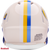 Los Angeles Rams Helmet Riddell Replica Mini Speed Style Retro Collection