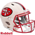 San Francisco 49ers Helmet Riddell Replica Full Size Speed Style Retro Collection