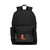 Miami Hurricanes Backpack Campus Laptop Black With Gray