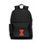 Illinois Fighting Illini Backpack Campus Laptop Black With Navy