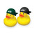 New York Jets Rubber Duck 2 Pack Set