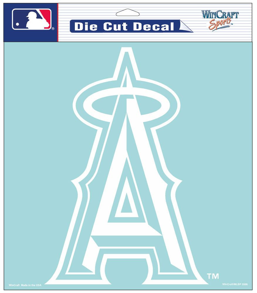 Los Angeles Angels Of Anaheim USA Flag Die Cut Decal / Sticker - MLB Baseball