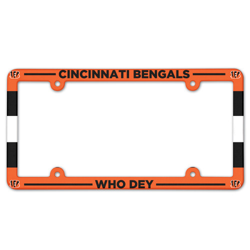 WinCraft Cincinnati Bengals License Plate