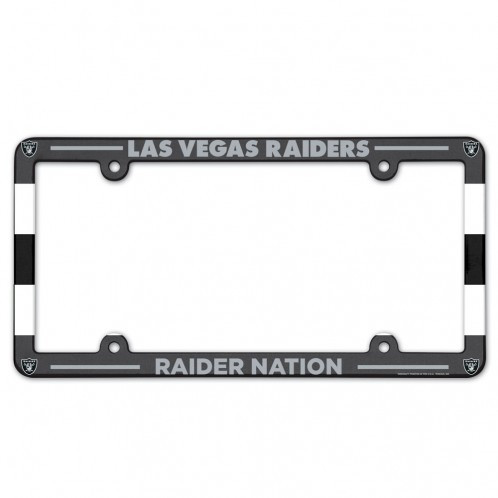 Las Vegas raiders license plate frame laser cut officially licensed