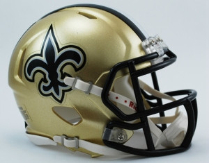 nola half helmet New Orleans Saints Riddell Speed Mini scale display helmet is perfect for all football fans and great for autographs New Orleans Saints Starter Half