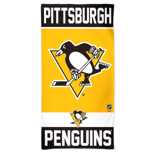 Pittsburgh Penguins Towel 30x60 Beach Style - Sports Fan Shop