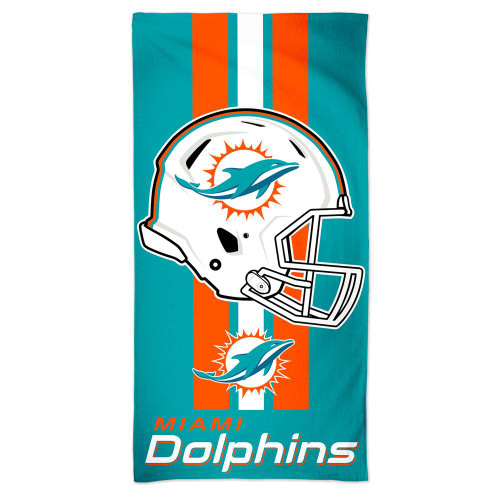 Miami Dolphins NFL 30 x 60 Terry Beach Towel