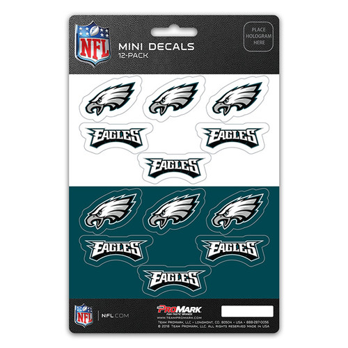 Logo Philadelphia Eagles 3-Pack Fan Decal