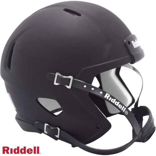 flat black helmet football VICIS ZERO2 Trench The ultimate mini speed football helmet collectible Dallas Cowboys Eclipse Black Matte