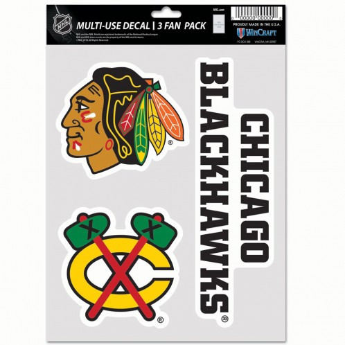 Chicago Bulls WinCraft 2 Pack Decal