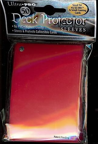 Deck Protectors - Yu-Gi-Oh - Imperial Red - Pack of 50 - Sports Fan Shop