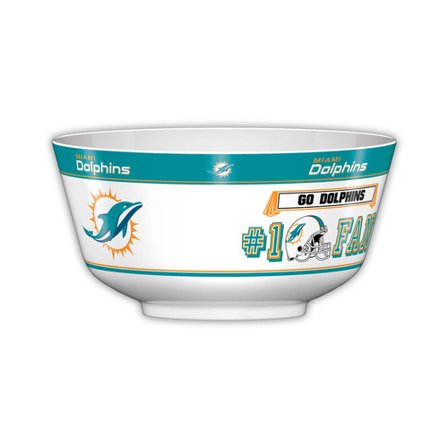 Miami Dolphins Party Bowl All Pro CO Sports Fan Shop