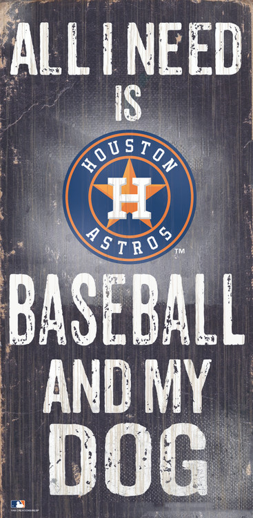 Houston Astros Sign 11x17 Wood Slogan Design - Sports Fan Shop