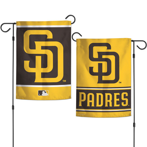 WinCraft San Diego Padres Double Sided Garden Flag - 12.5x18 Inch Officially Licensed Polyester Flag