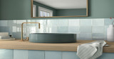 Coloured and Textured Bathroom Tile Trends 