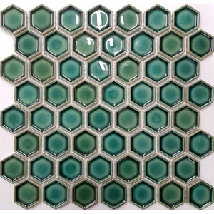 Concave Blend Green Gloss Hexagon