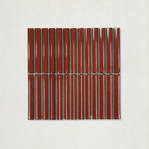 Kyoto Concave Rust Gloss Finger Mosaic 15x145mm Kyoto Concave Rust Gloss Finger Mosaic 15x145mm