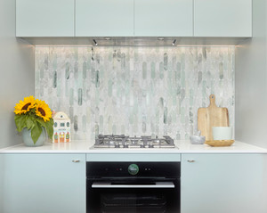 Capsule Jade Green Polished Mosaic Capsule Jade Green Polished Mosaic