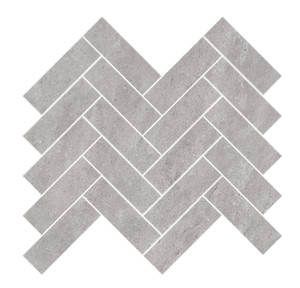 Kiel Grigio Gecko Herringbone Mosaic