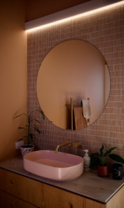 Kreuz Dark Terracotta Matt Finger Mosaic 10x48mm Kreuz Dark Terracotta Matt Finger Mosaic 10x48mm