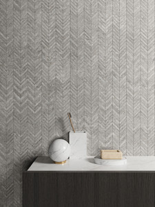 Arctic Tundra Grey Matt Herringbone Mosaic 48mm Arctic Tundra Grey Matt Herringbone Mosaic 48mm