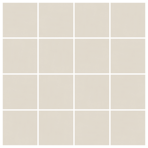 Surfaces Off White Matt 75mm Mosaic