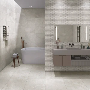 Tuscan Bianco brings the softness of sun-warmed limestone into a pale cream and white palette, with delicate grey veining drifting across every 600x600mm porcelain tile. Underfoot and to the touch it feels naturally textured yet smooth, hard-wearing, moisture-resistant and stable enough for constant use, while its gecko rating suits indoor floors and outdoor entertaining alike. Bright and versatile, Tuscan Bianco suits bathrooms, kitchens, living areas and alfresco spaces, pairing effortlessly with Scandinavian, coastal and contemporary New Zealand interiors.