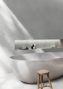 Camilla White Decor Matt shares the same soft white concrete base as its plain counterpart, but with a faint, lace-like pattern worked subtly across the surface.The raised motif sits gently within the matt finish rather than standing proud, adding quiet detail to feature walls and splashbacks without competing with the rest of a room. Ideal as a feature alongside Camilla White Gecko 60, this matt decor tile suits bathroom walls, kitchen splashbacks and living area feature walls for a subtle, layered look.