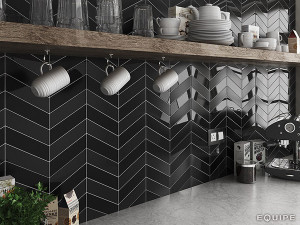 Twist the Traditional with Chevron Wall Tiles 