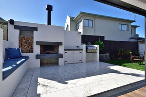 Stunning Feature Deck created with Tile Space and Deck Jacks on The Block NZ