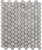 Carrara Marble Hex Mosaic 25mm