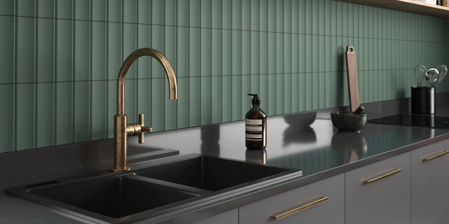 Green Kitchen Tiles: 5 Modern Ideas To Inspire Your Kitchen Reno - Tile ...