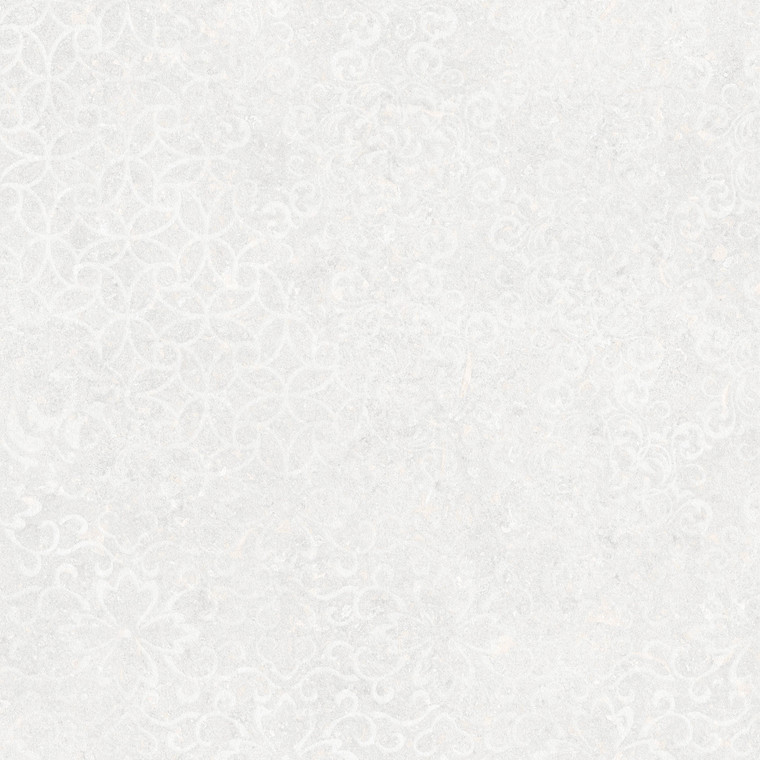 Camilla White Decor Gecko shares the same soft white concrete base as its plain counterpart, but with a faint, lace-like pattern worked subtly across the surface. The raised motif sits gently within the matt finish rather than standing proud, adding quiet detail to feature walls and splashbacks without competing with the rest of a room. Use it alongside Camilla White Gecko 60 for a layered look, and rely on the same Gecko slip resistance for entries, laundries and covered outdoor areas.