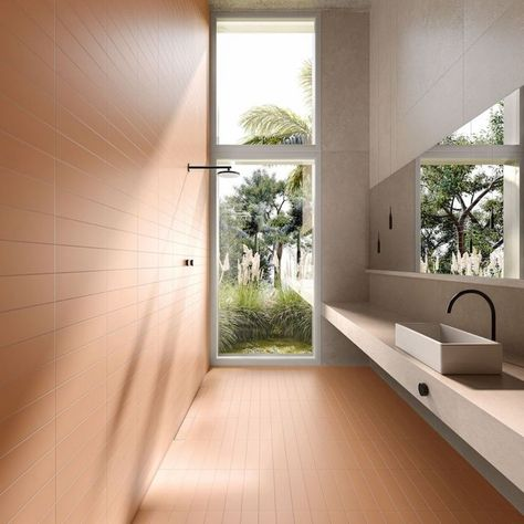 Bathroom floor tile design